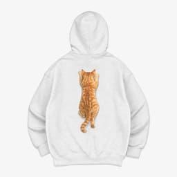 날 업어라 닝겐 후드(치즈태비) thumbnail 1