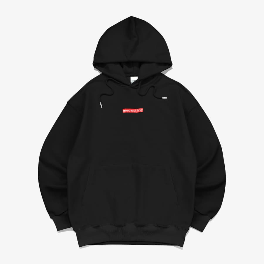 MEOWSTINY Red Logo Hoodie