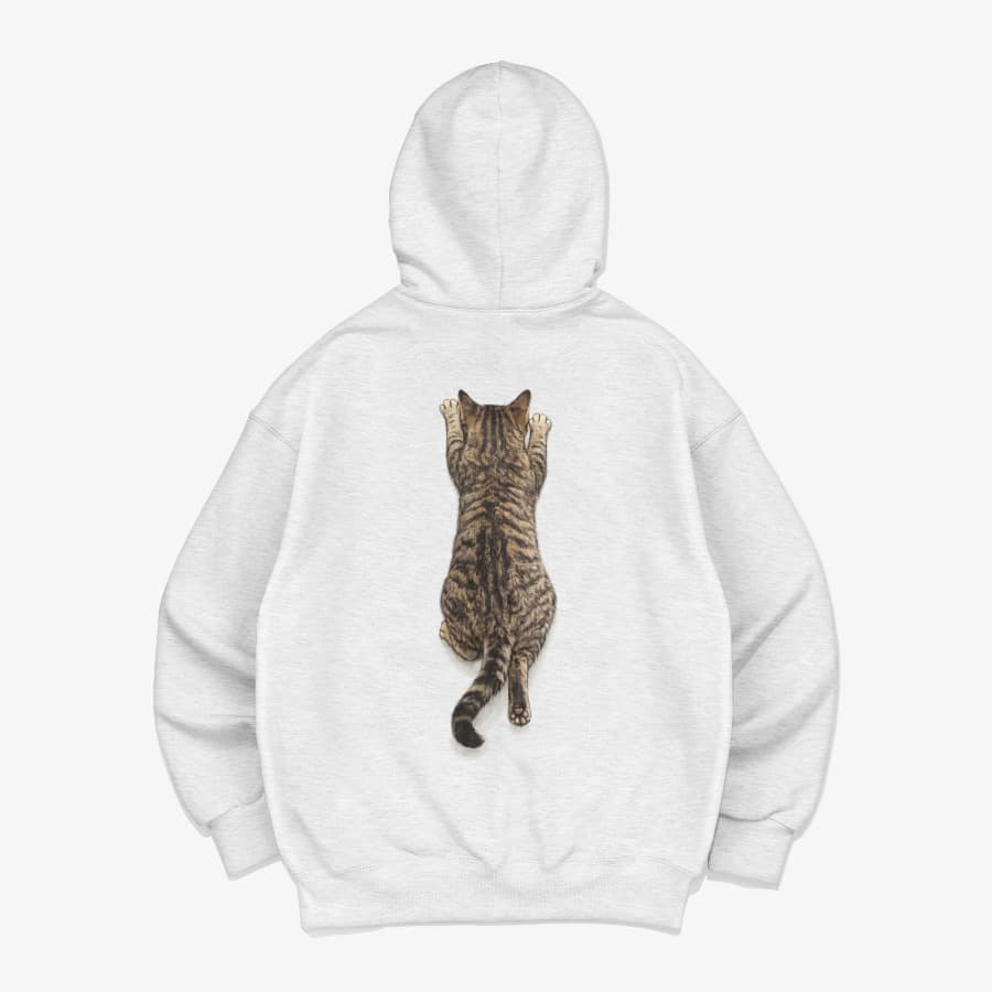 Carry Me, Hooman! Hoodie (Mackerel Tabby)